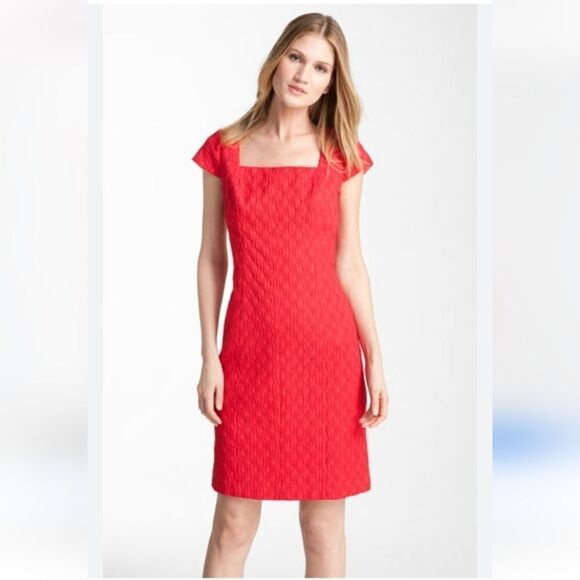 Adrianna Papell Textured Sheath Dress - Picture 12 of 12